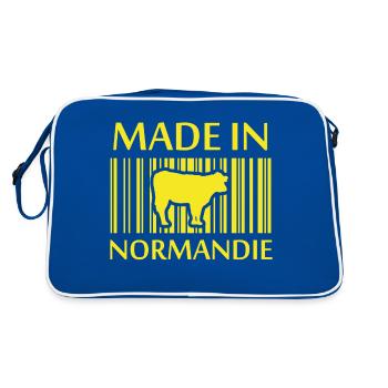France Normandie Made in Normandie Vache - Sac Retro - bleu/blanc - Dos
