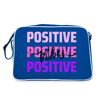 Ondes positives - Sac Retro - bleu/blanc - Dos