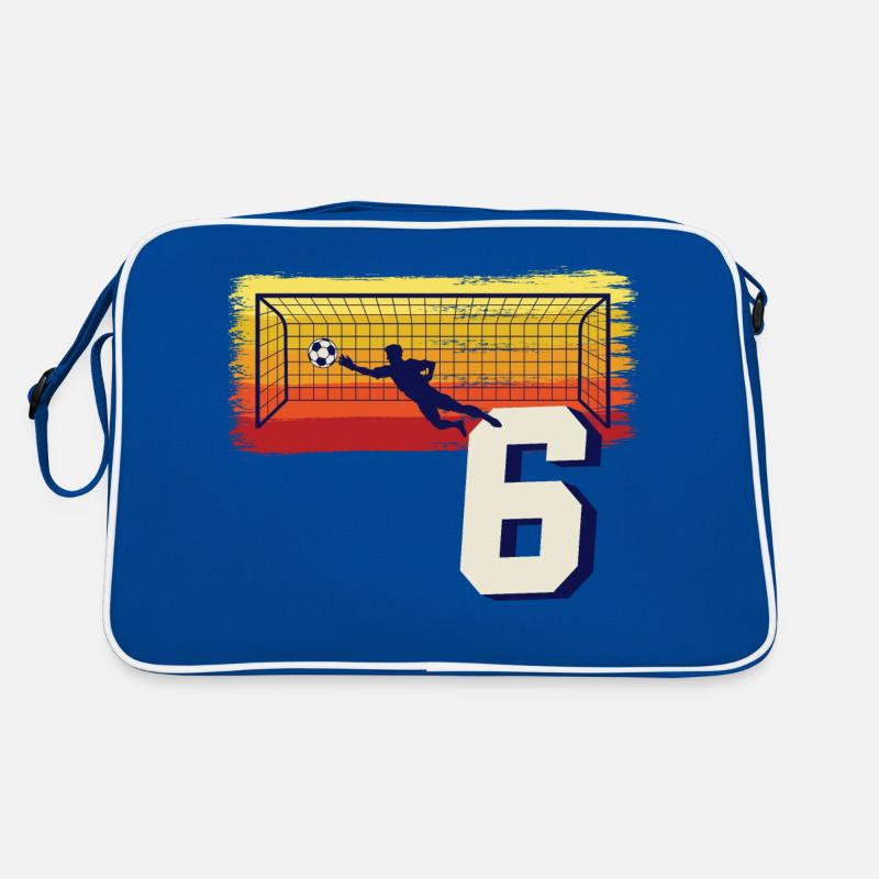 Fußball Torwart 4. Geburtstag Keeper Retro Tasche