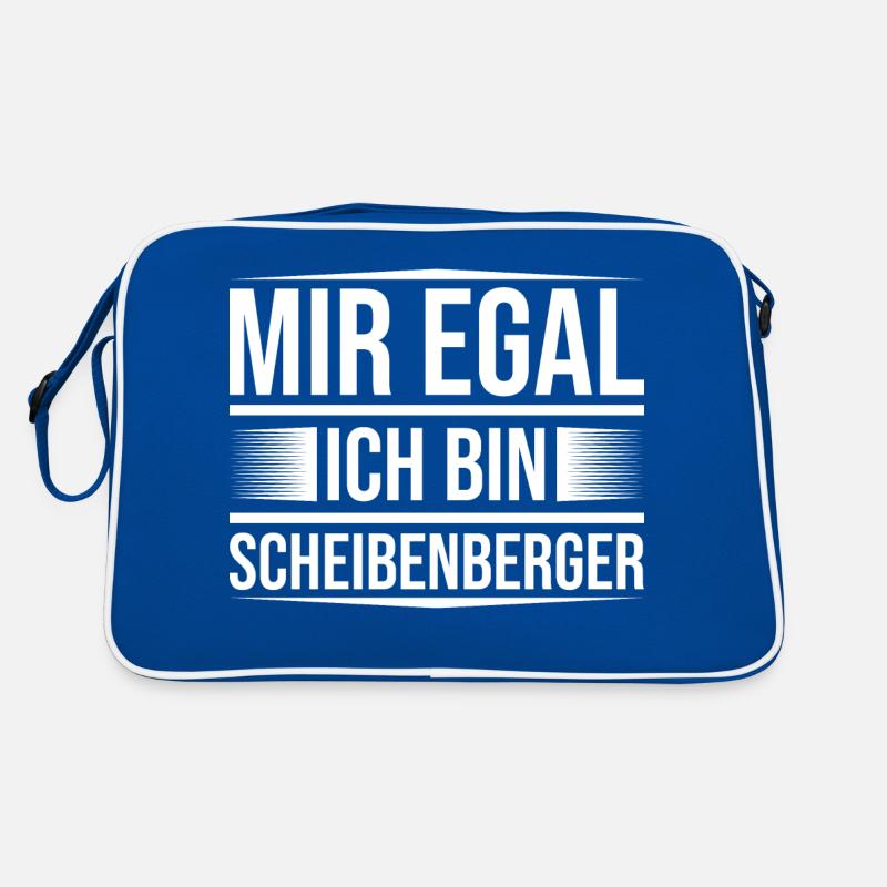 Scheibenberg mir egal Retro Tasche