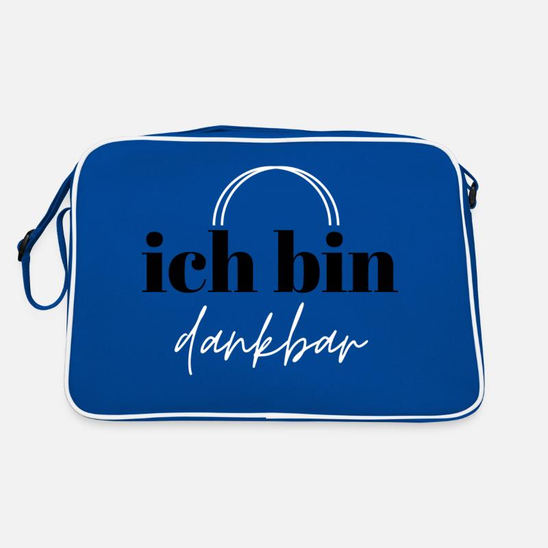 ICH BIN DANKBAR Retro Tasche