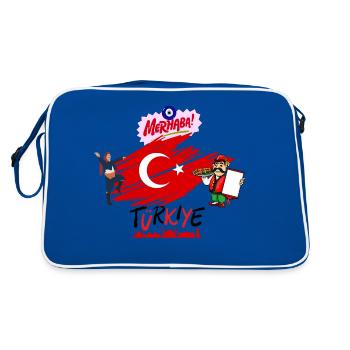 Turkiye - Retro Bag - blue/white - Back