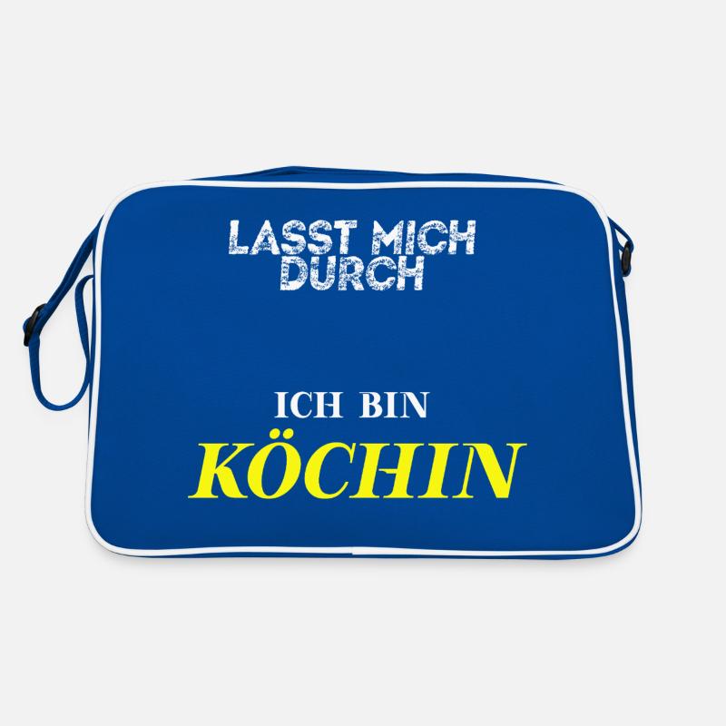 Lasst mich durch, ich bin Köchin Geschenkidee Retro Tasche