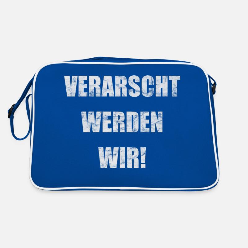 VERARSCHT WERDEN WIR Retro Tasche