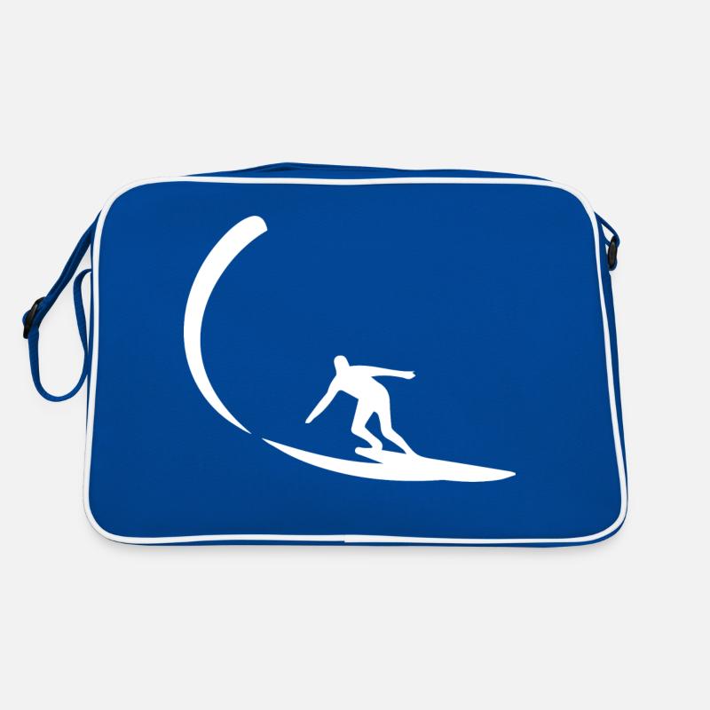 Surf Surfboard Surfer Idée Cadeau Sac Retro