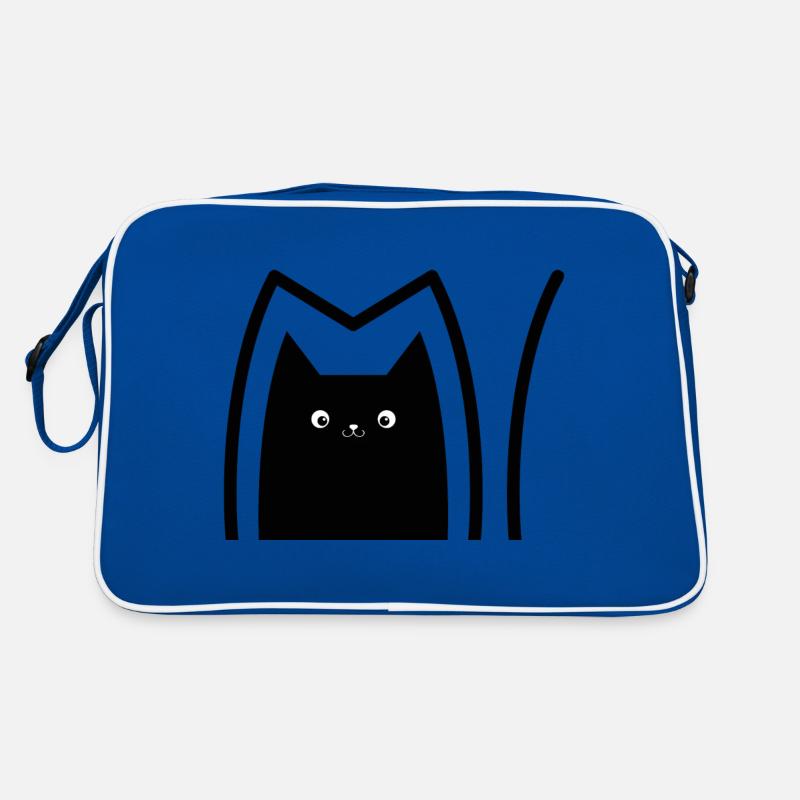 Katze_Comic_Style Retro Tasche