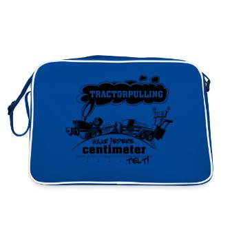 tp where every cm counts - Retro Bag - blue/white - Back