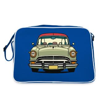 Classic car - Retro Bag - blue/white - Back