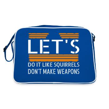 Contre-culture idée cadeau déclaration dictons - Sac Retro - bleu/blanc - Dos