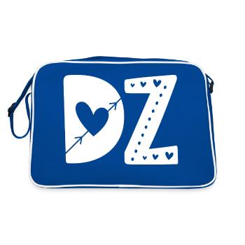 DZ Algérie - Sac Retro - bleu/blanc - Dos