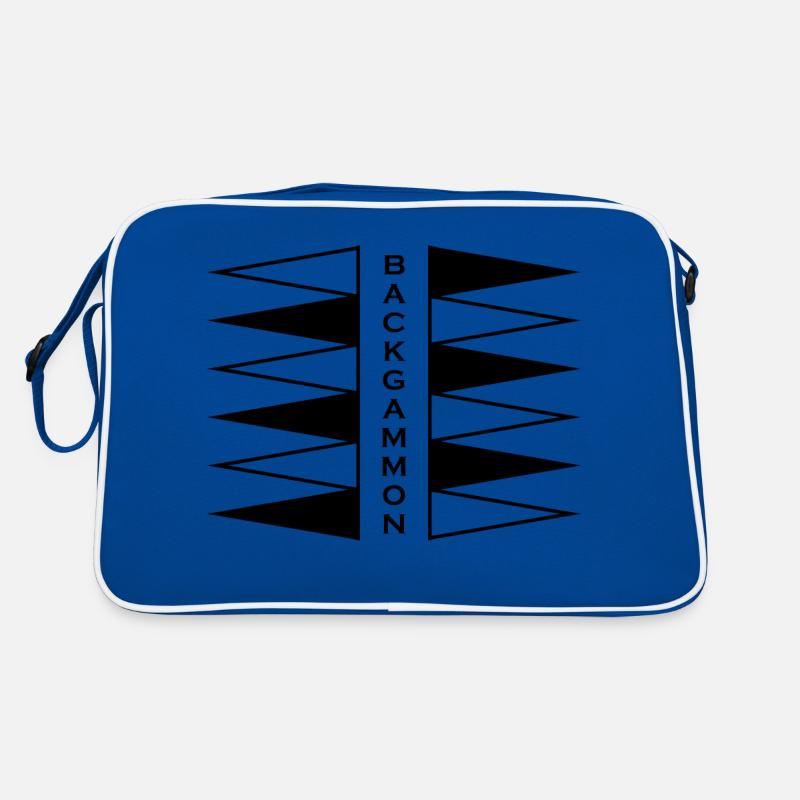 boardgame chess backgammon game night Retro Tasche