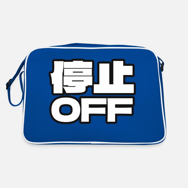 OFF weiß Retro Tasche