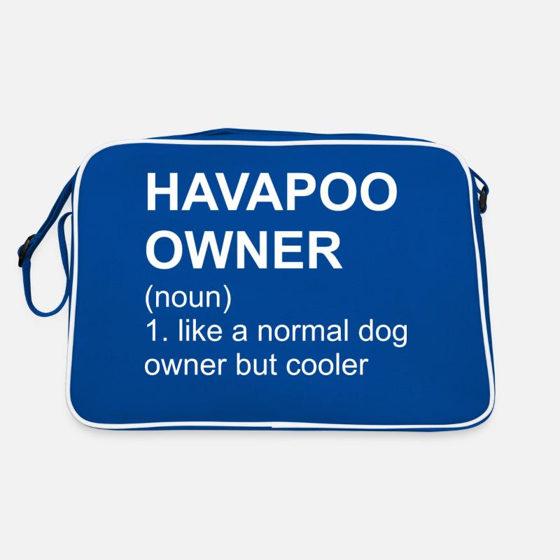 Havapoo Owner I Havaneser Pudel Mix Retro Tasche