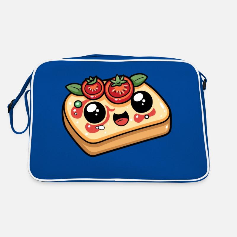 Funny Bread with Tomato Comic Retro Bag