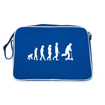 Trottinette évolution - Sac Retro - bleu/blanc - Dos