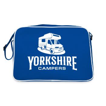 Yorkshire Campers 02 - Retro Bag - blue/white - Back