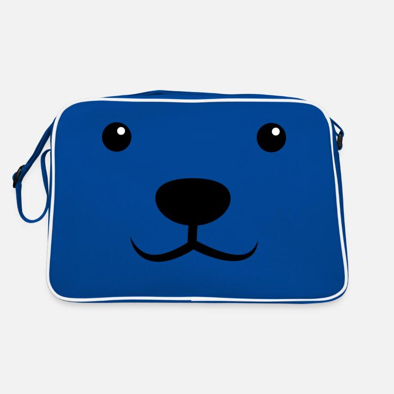Eisbader Eisbär Arktis Winterschwimmen Retro Tasche