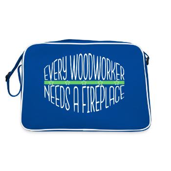 drôle citation contre-culture funky pride cool heureux - Sac Retro - bleu/blanc - Dos