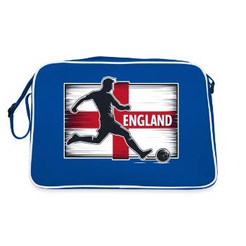 England football - English soccer player - Retro Bag - blue/white - Back
