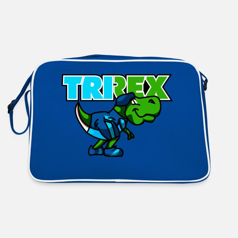 TRI REX is the triathlon dinosaur Retro Bag