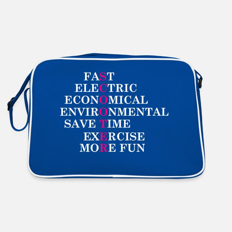 E-Scooter Roller Scooter Retro Tasche