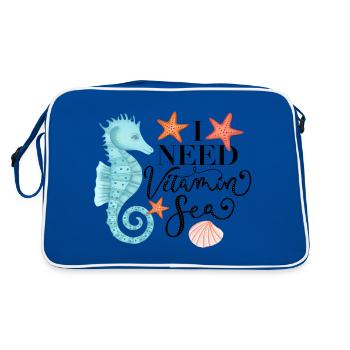 Vitamine Mer - Sac Retro - bleu/blanc - Dos