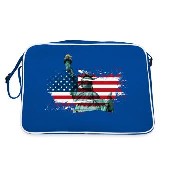 Mosaïque de la liberté : Édition Statue de la Liberté - Sac Retro - bleu/blanc - Dos