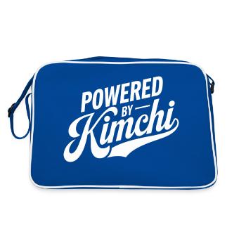 Kimchi – Your secret source of energy - Retro Bag - blue/white - Back