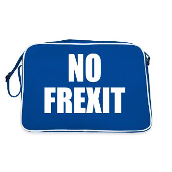 No frexit - Sac Retro - bleu/blanc - Dos
