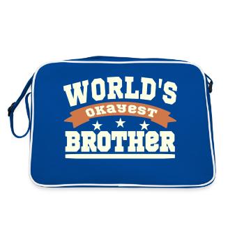 le frère le plus correct - Sac Retro - bleu/blanc - Dos