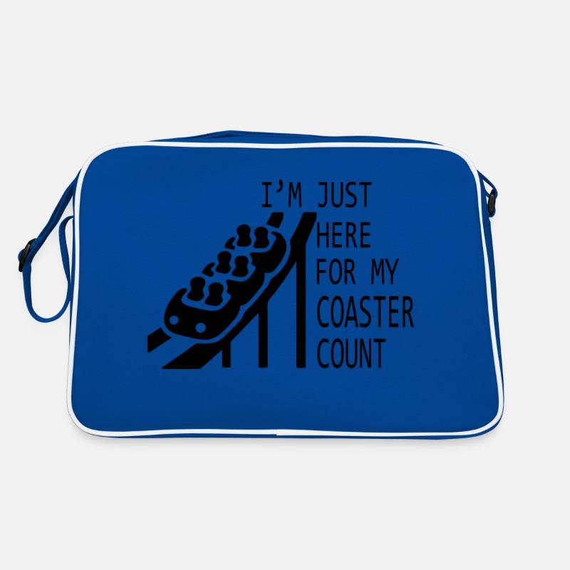 Rollercoaster Achterbahn Retro Tasche