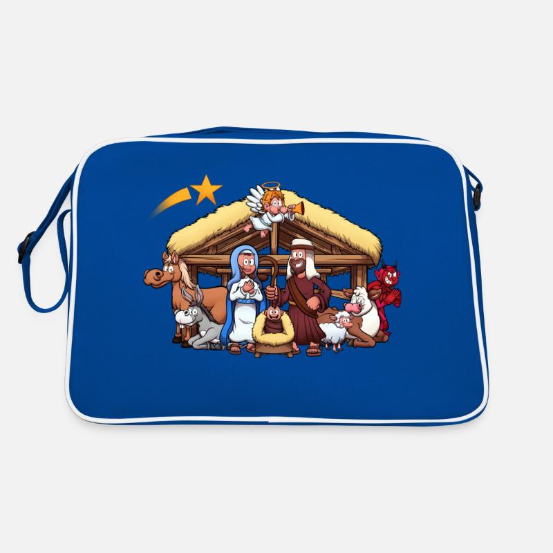 Nativity Scene Retro Bag