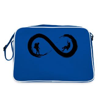 Infinite climbing - Retro Bag - blue/white - Back
