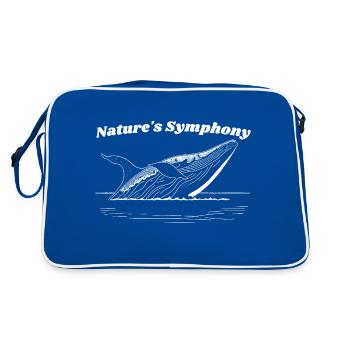 Symphonie de la nature - Sac Retro - bleu/blanc - Dos