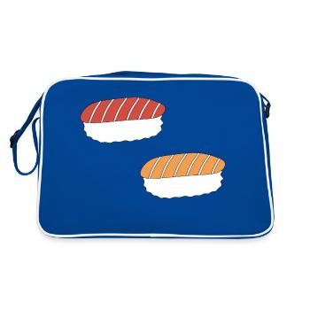 Nigiri Sushi - Retro Bag - blue/white - Back