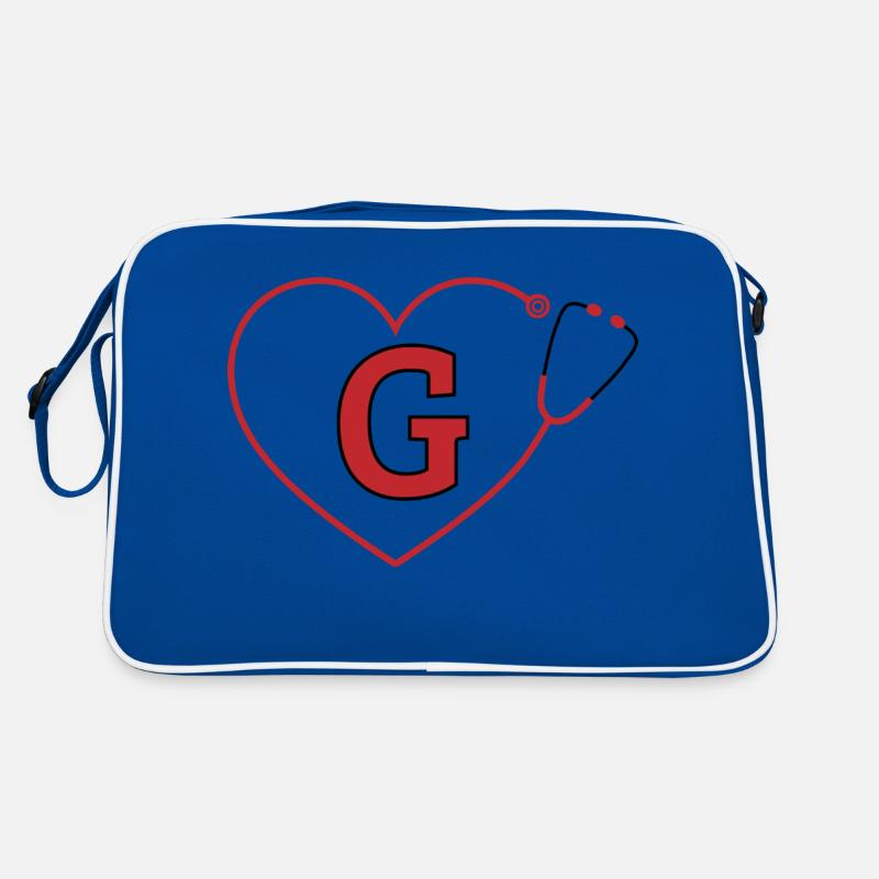 Letter g stethoscope Retro Bag