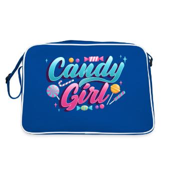 Candy Girl Candy Candies - Retro Bag - blue/white - Back