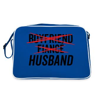 Copain Fiancé Mari - Sac Retro - bleu/blanc - Dos
