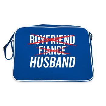Copain Fiancé Mari - Sac Retro - bleu/blanc - Dos