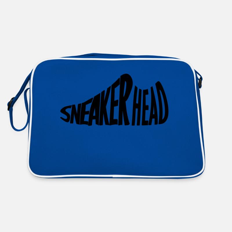 Sneaker Head - Retro Bag - blue/white