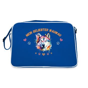 Mon toutou d'amour G5 WE - Sac Retro - bleu/blanc - Dos