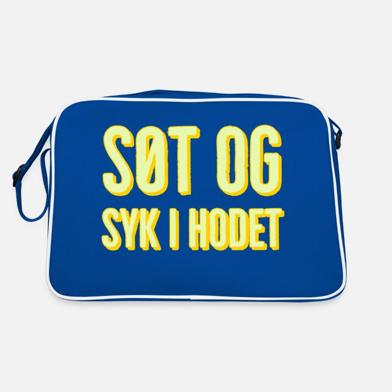 Doux et malade dans la tête Sac Retro