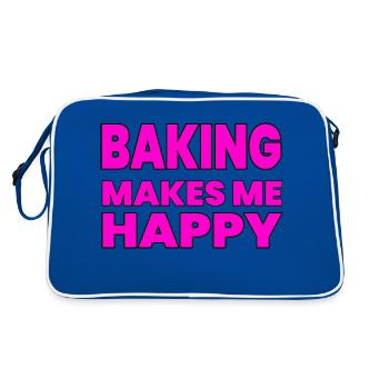 Bake - Retro Bag - blue/white - Back
