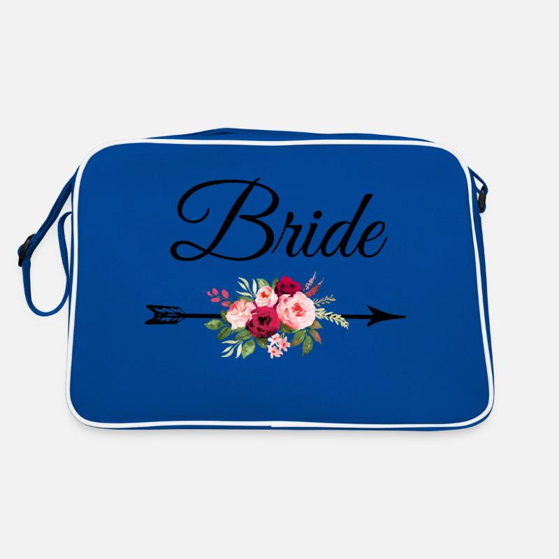 Bride bouquet de fleurs flèche Sac Retro