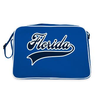 floride marine blanc - Sac Retro - bleu/blanc - Dos