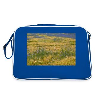 Champ de bleuets - Sac Retro - bleu/blanc - Dos