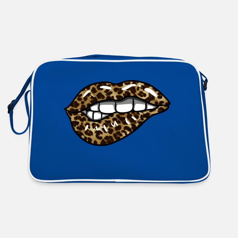 Leopard Lips Retro Bag