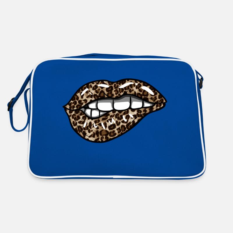 Leopard Lips Retro Bag