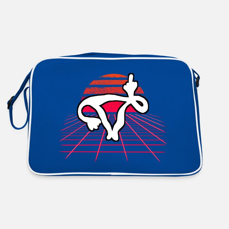 Fick dich Gebärmutter - Uterus Retro Wave Sunset Retro Tasche