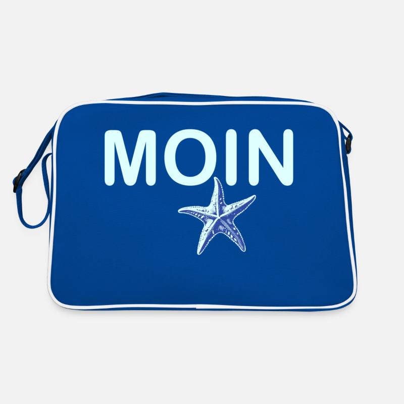 Moin mit Seestern Retro Tasche